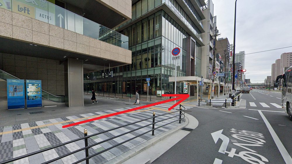 ライザップゴルフ天王寺 あべの筋を進む